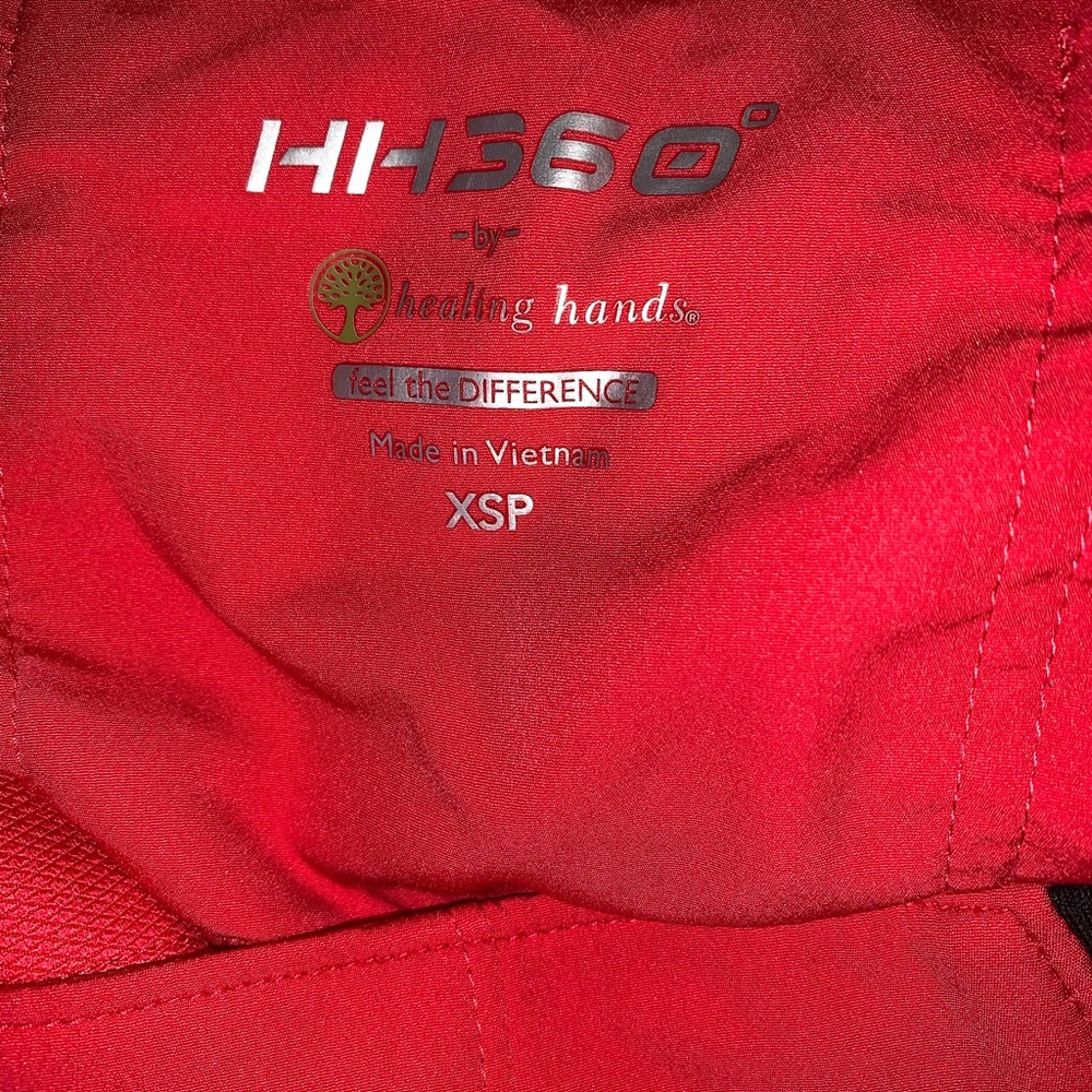 Healing Hands Vibrant Red Apparel